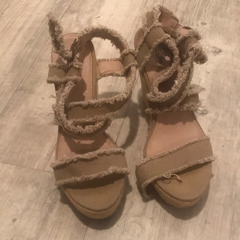 Candie’s Espadrille Wedge Sandals